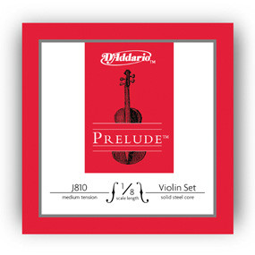 D'Addario Prelude Violin Med 1/8