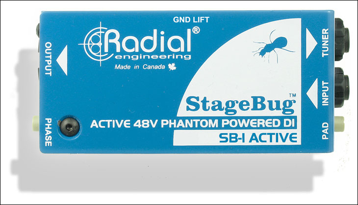 Radial StageBug SB-1 Active Direct Box  …