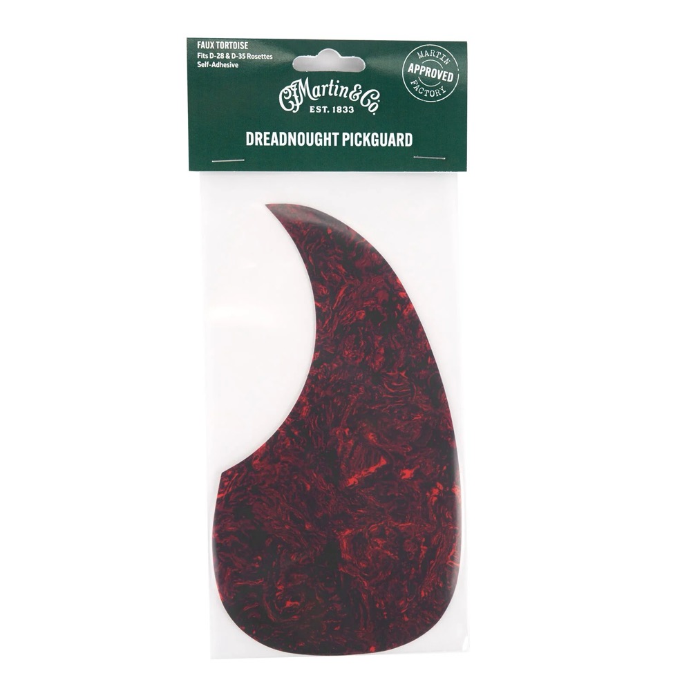 Martin Martin Guitars D-28 Styled Self-Adhering Pickguard - Tortoise - Guitars