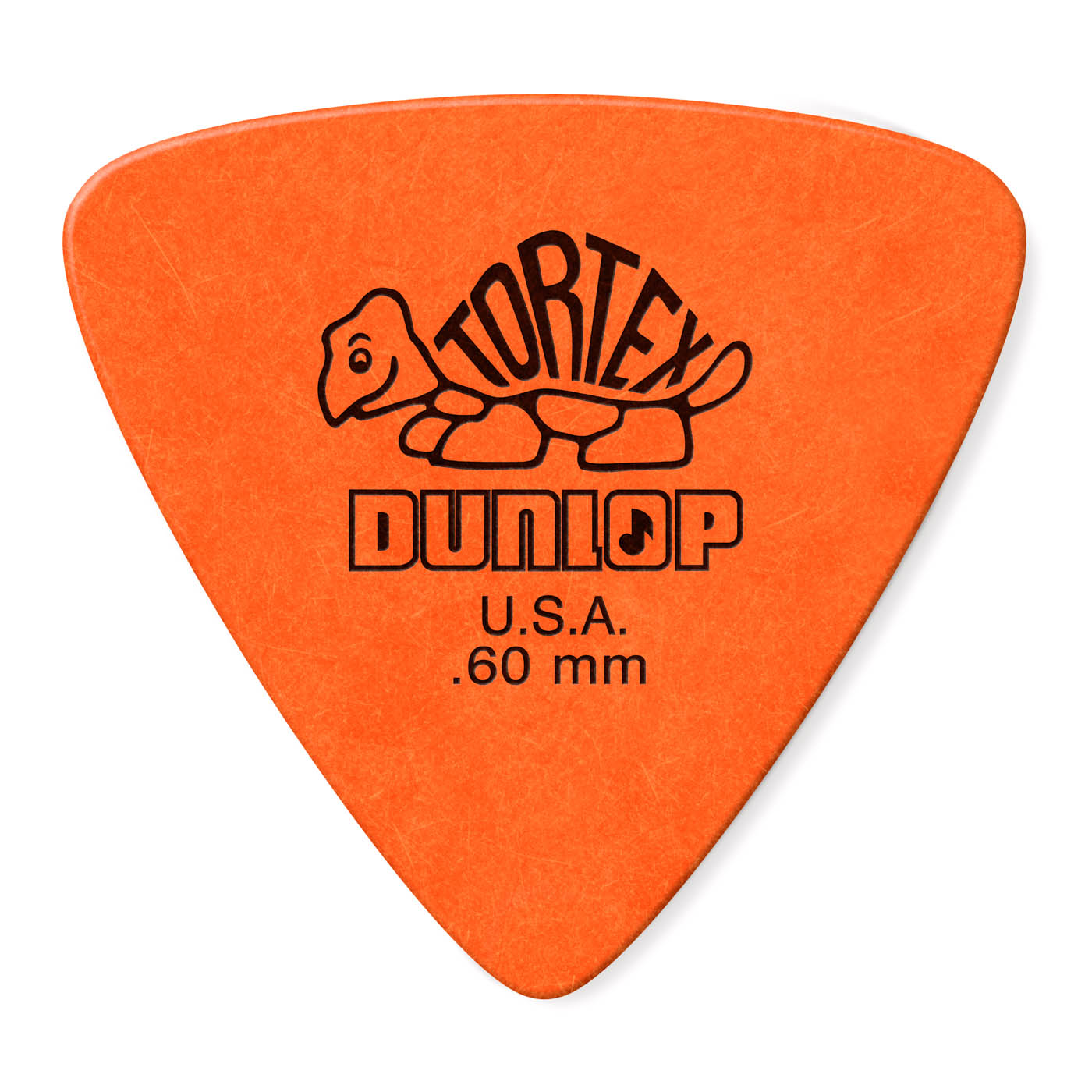 Dunlop Picks Triangle Tortex Orange .60 - 6 Pack