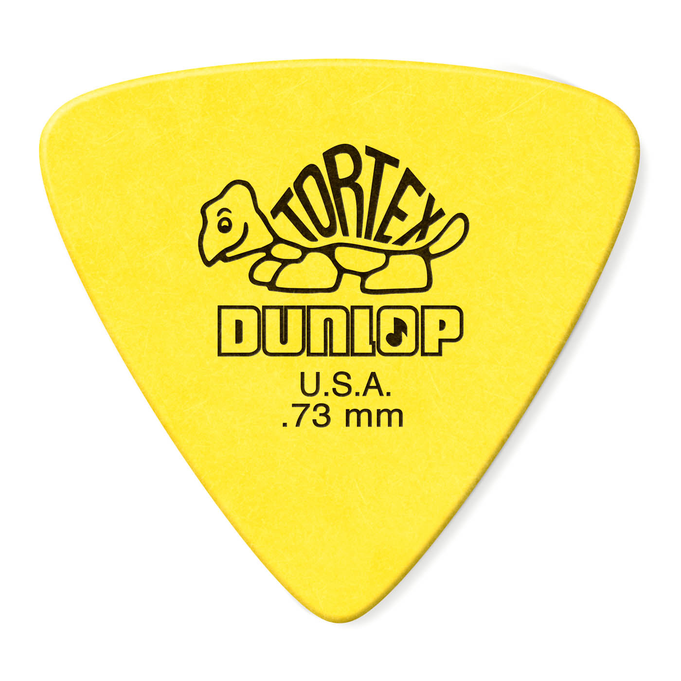 Dunlop Picks Triangle Tortex Yellow .73 - 6 Pack