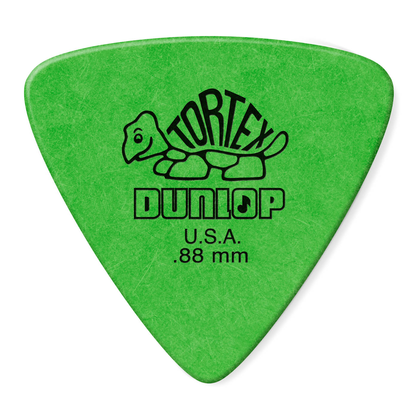 Dunlop Picks Triangle Tortex Green .88 - 6 Pack