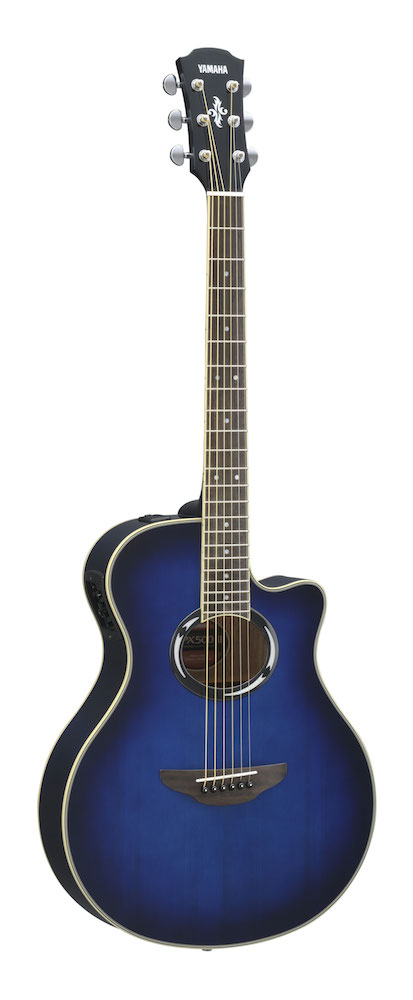 Yamaha APX500 III Acoustic Electric Guitar In Oriental Blue Burst