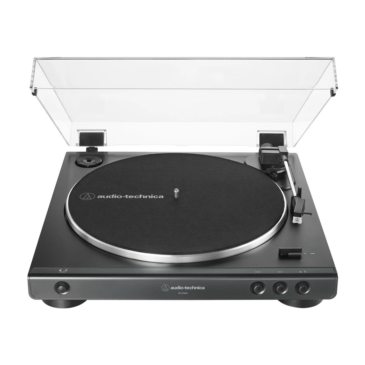 Audio-Technica Audio Technica LP60X Fully Automatic Belt Drive Turntable - Black - Live Sound, DJ