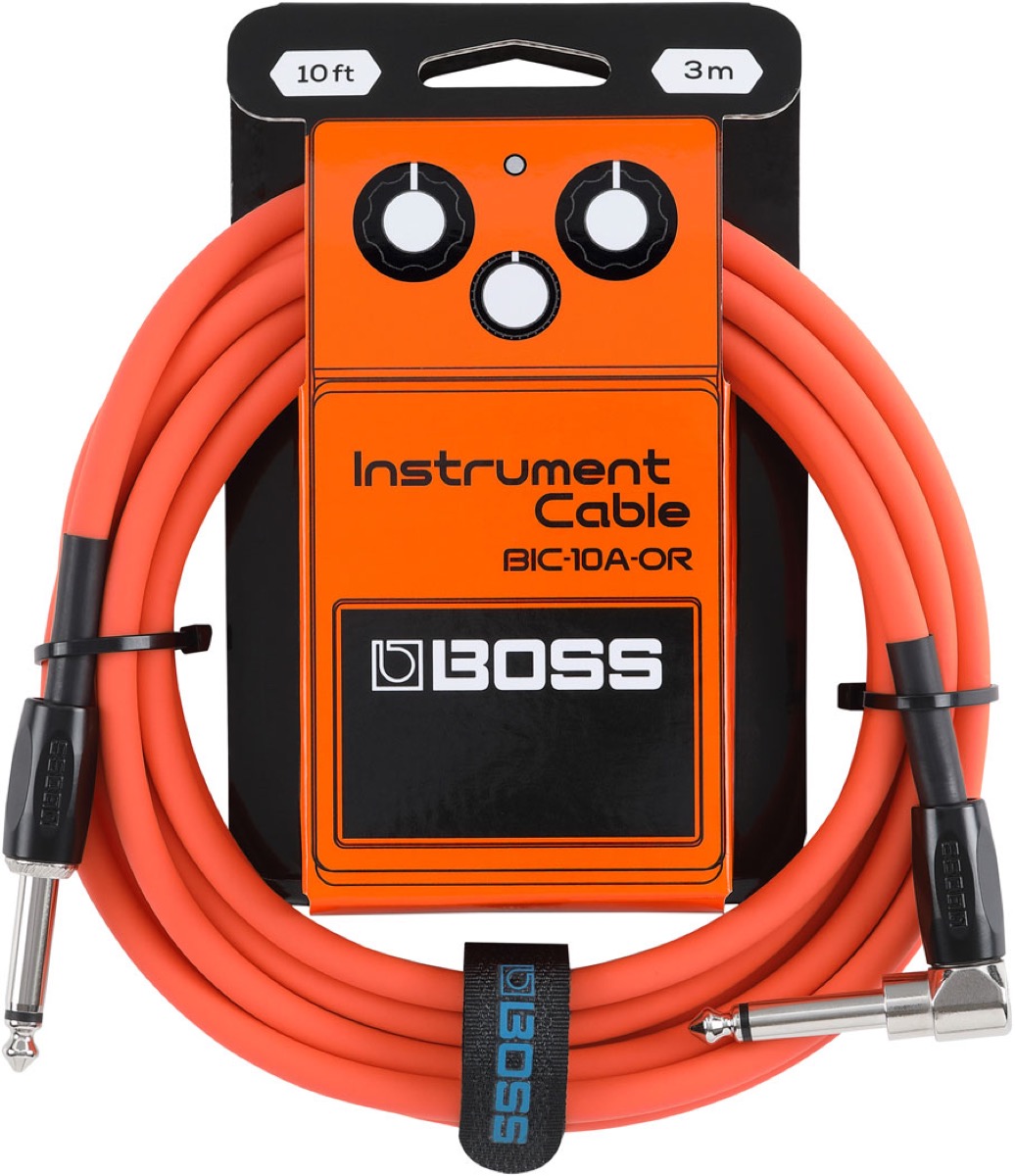 BOSS Instrument Cable 10' 3m 1/4