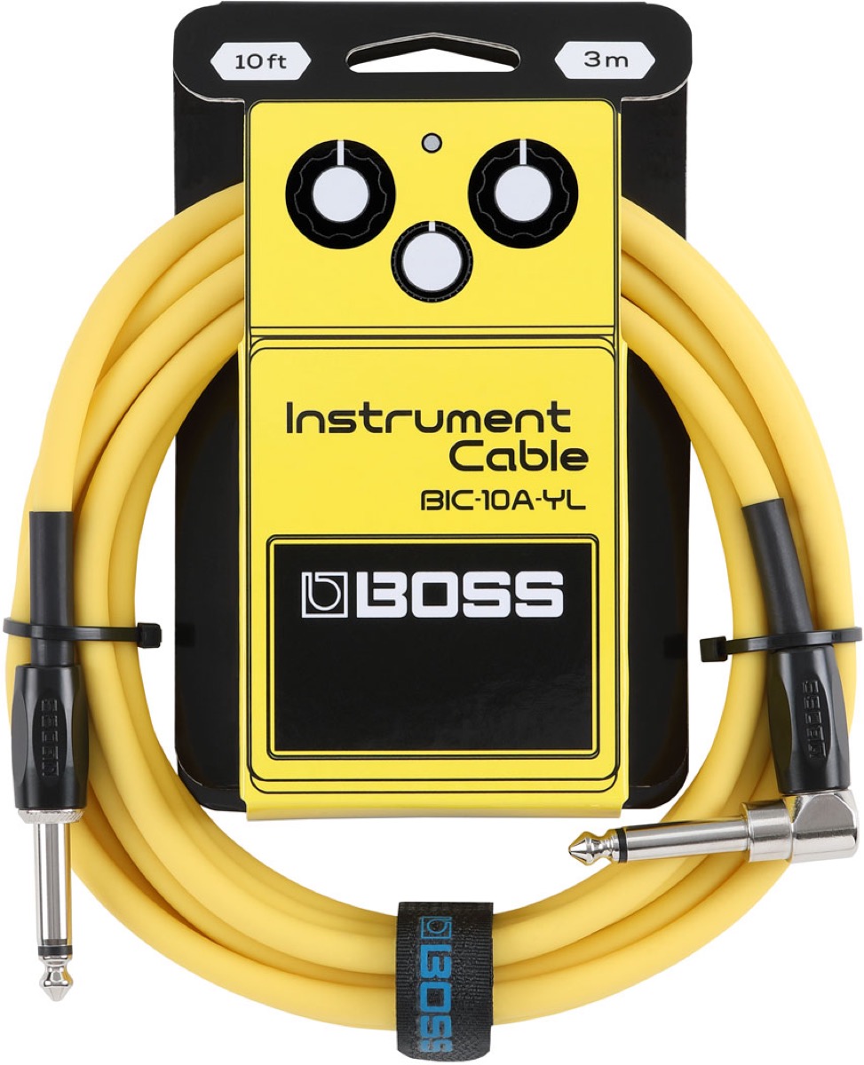 BOSS Instrument Cable 10' 3m 1/4