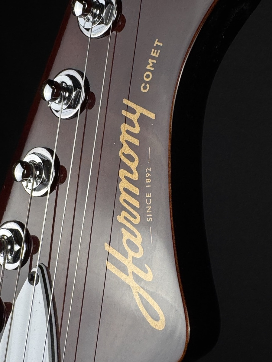 Harmony Harmony Comet Semi-Hollow Guitar, Space Black, Mono Bag B-STOCK - Guitars