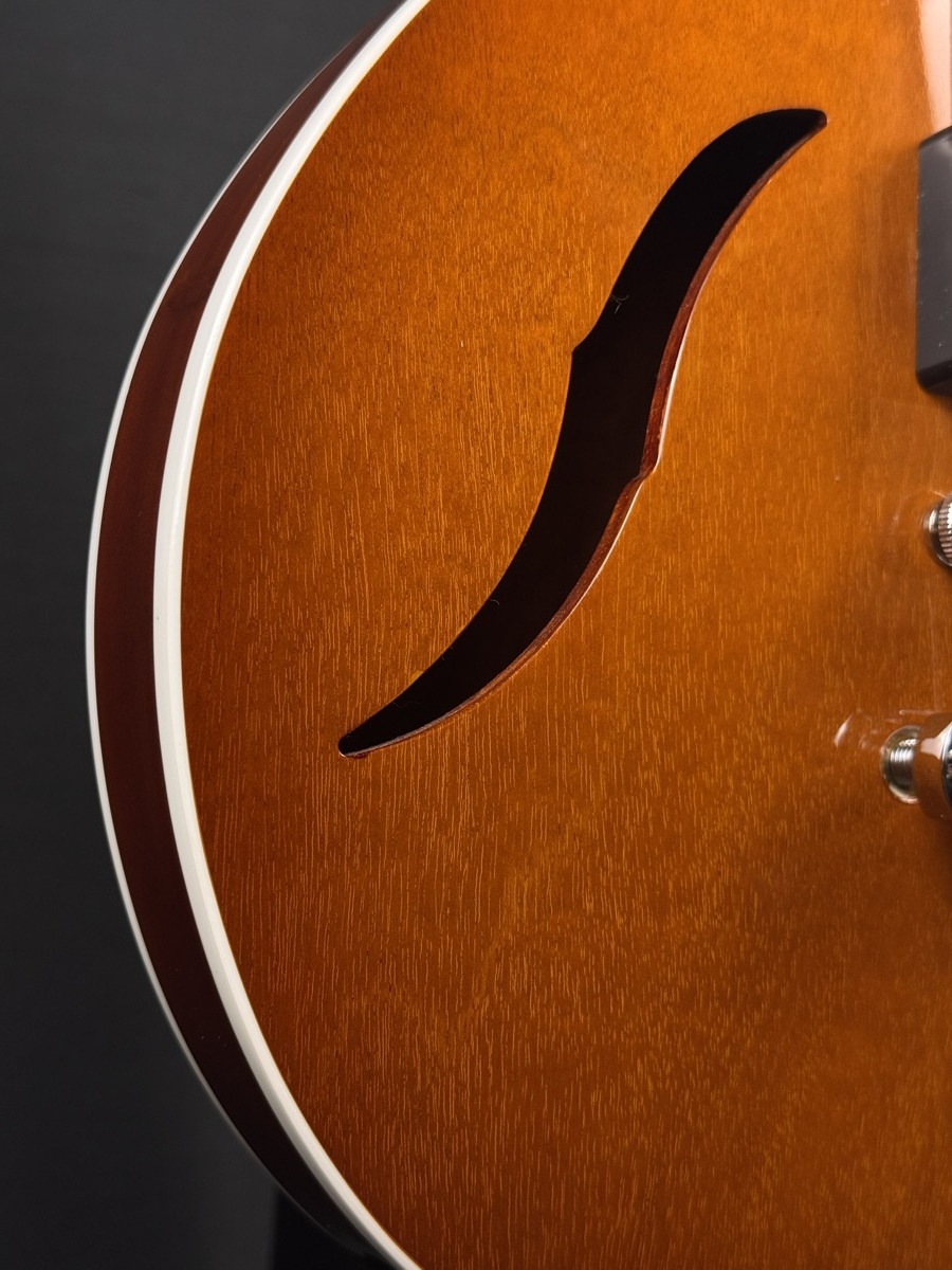 Harmony Harmony Comet Semi-Hollow Guitar, Sunburst, Mono Bag - Guitars