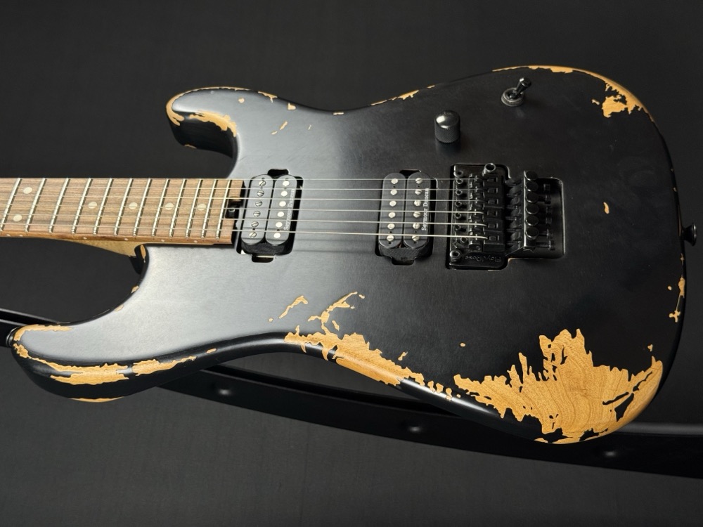 Charvel Charvel Pro-Mod Relic San Dimas Style 1 HH, Floyd Rose, Weathered Black - Guitars