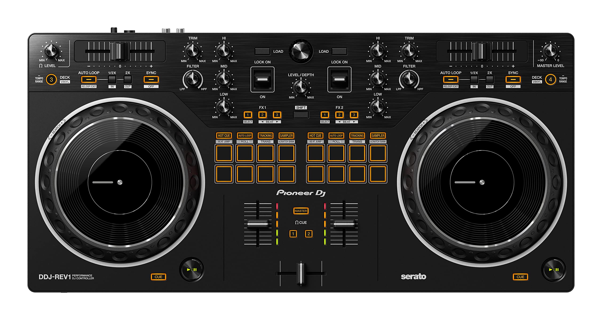 AlphaTheta DDJ-FLX4 2 Deck DJ Controller, Black  &hellip;