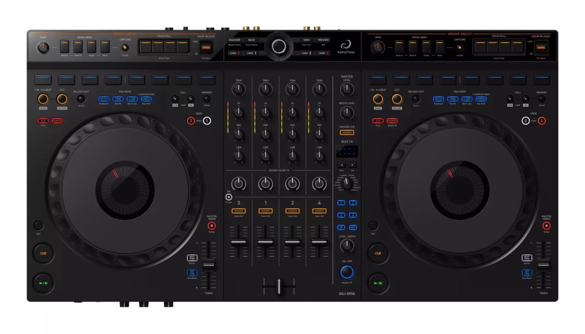 AlphaTheta DDJ-GRV6 4 Channel DJ Controller  &hellip;