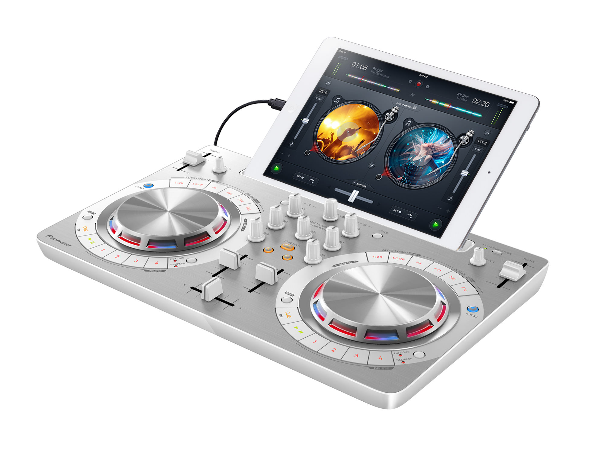 Pioneer DDJ-WEG03-K DJ Controller w/Novice DJ Software & IOS 