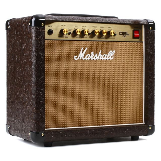 Marshall DSL5C 5w 2-channel Tube Cowboy Combo In Limited Western Tolex