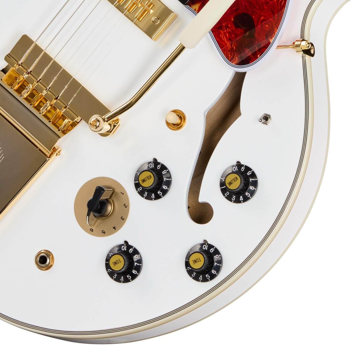 Epiphone Epiphone Alex Lifeson 1976 ES-355 Reissue, Hardshell Case - Alpine White