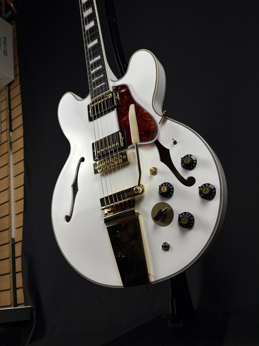 Epiphone Epiphone Alex Lifeson 1976 ES-355 Reissue, Hardshell Case - Alpine White