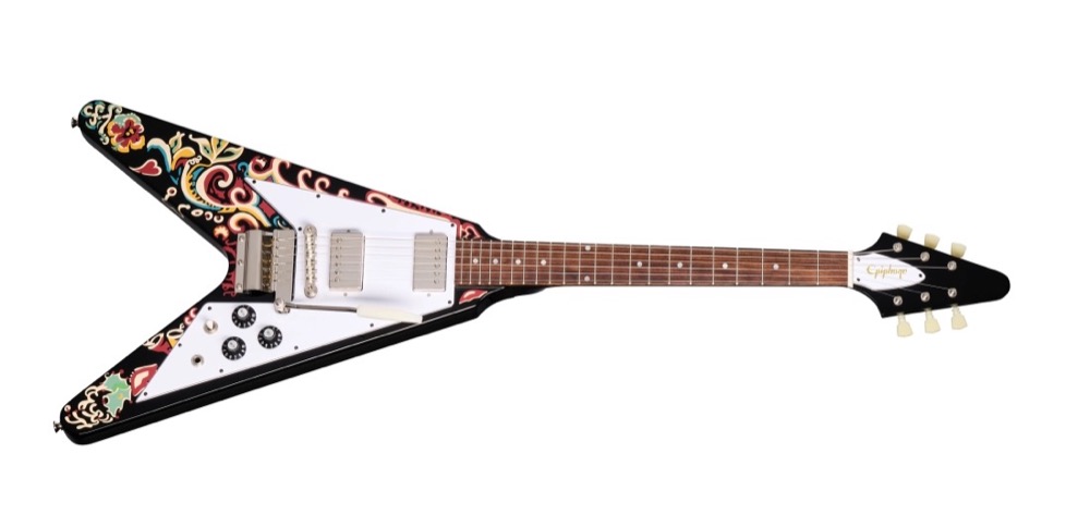 Epiphone Jimi Hendrix Love Drops Flying V  …