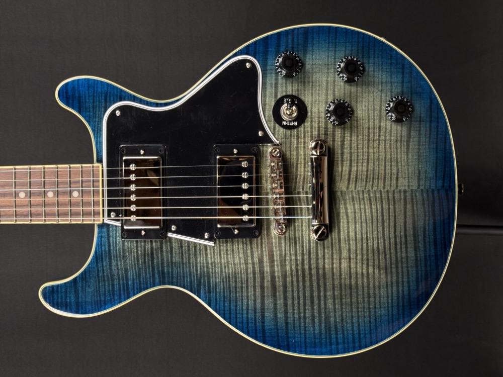 Epiphone Epiphone Les Paul Special Double Cut Figured Guitar - Ocean Water - Guitars