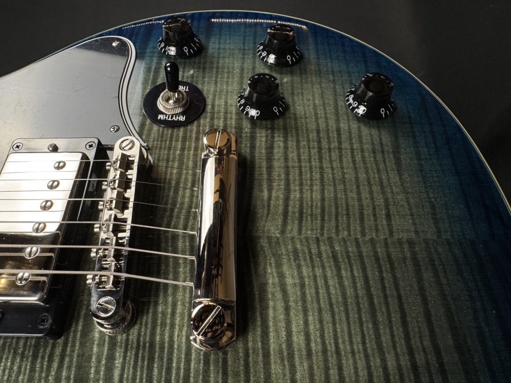 Epiphone Epiphone Les Paul Special Double Cut Figured Guitar - Ocean Water - Guitars