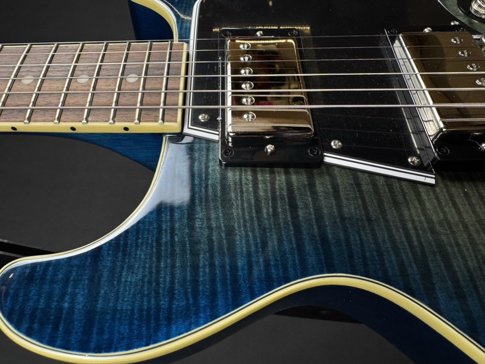 Epiphone Epiphone Les Paul Special Double Cut Figured Guitar - Ocean Water - Guitars