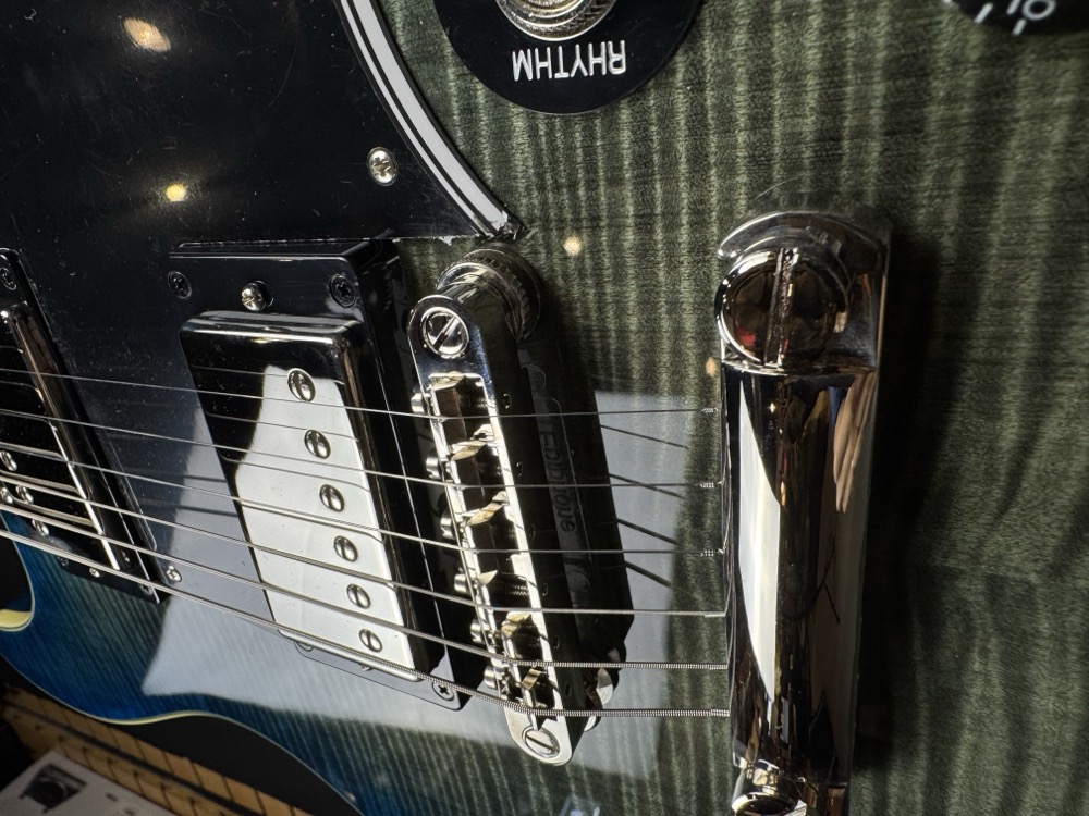 Epiphone Epiphone Les Paul Special Double Cut Figured Guitar - Ocean Water - Guitars