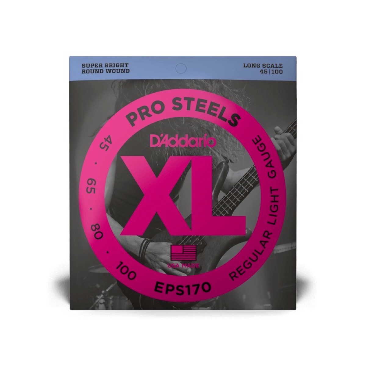 D'Addario EPS170 ProSteels 45-100 Bass  &hellip;