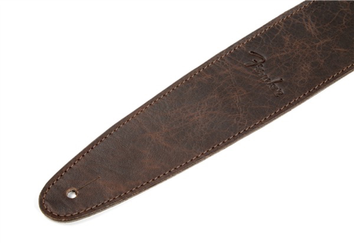 Fender Fender Strap 2" Artisan Leather - Brown - Guitars