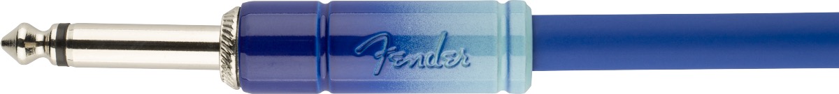 Fender Fender 10 Foot Ombre Series Instrument Cable In Belair Blue - Cables