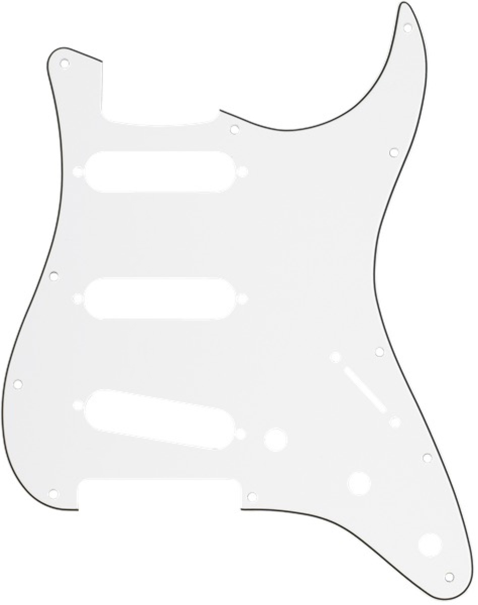 Fender Pickguard Strat Parchment