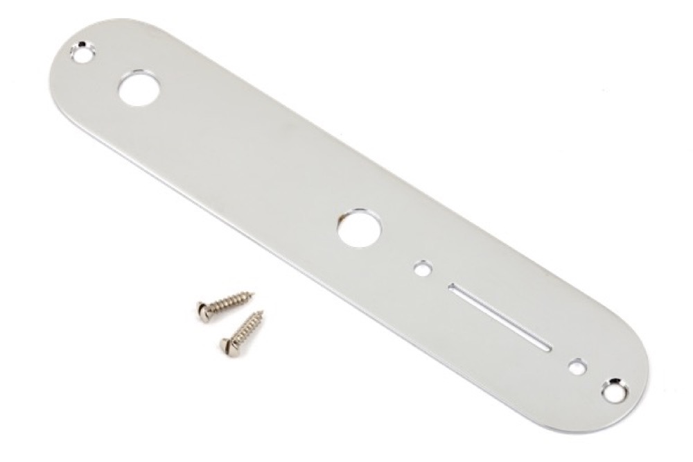 Fender Tele Control Plate - Chrome