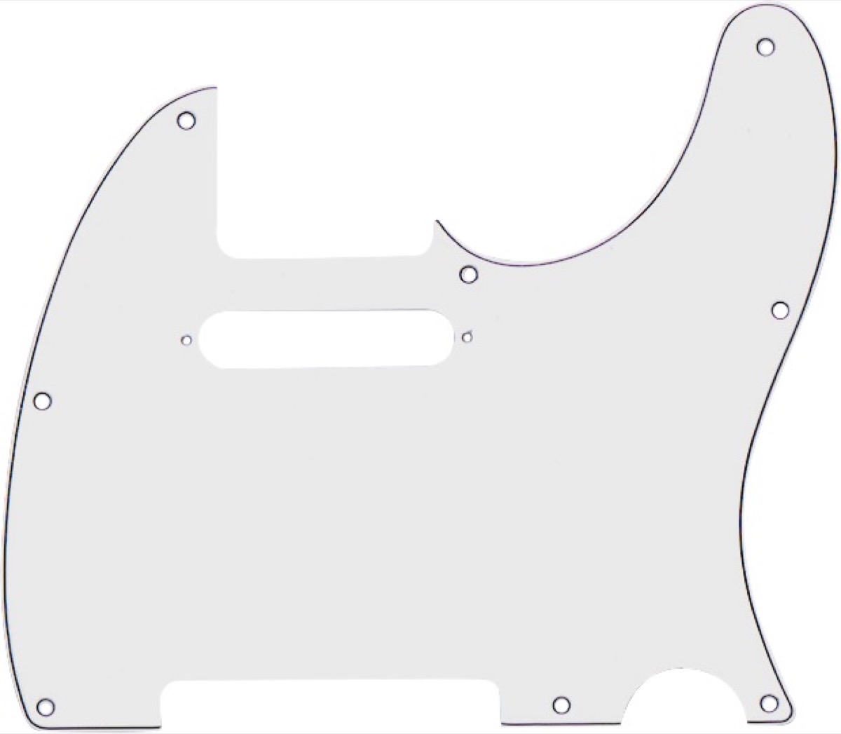 Fender Pickguard Tele 3-Ply, White