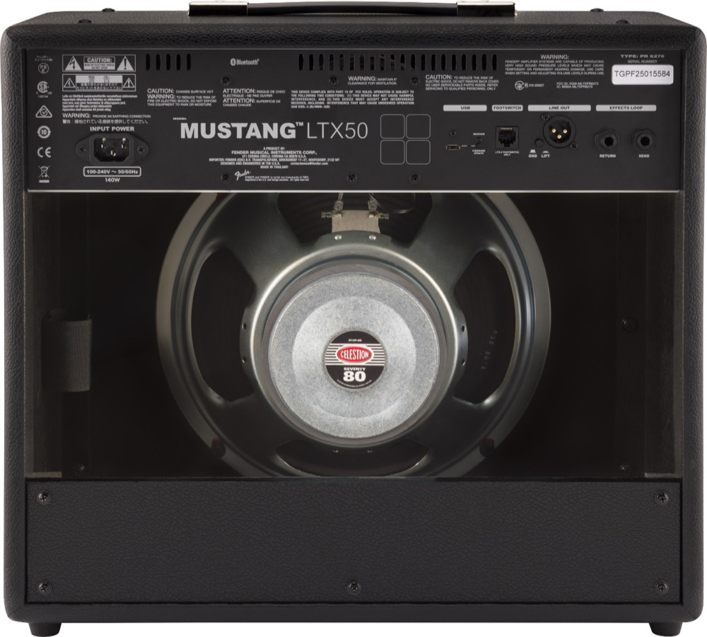 Fender Fender Mustang LTX50 Guitar Amp 50 Watt 1x12 Combo Amplifier - Amps