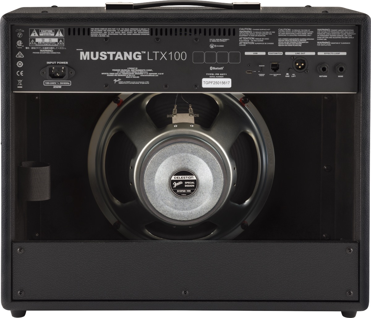 Fender Fender Mustang LTX100 Guitar Amp 100 Watt 1x12 Combo Amplifier - Amps