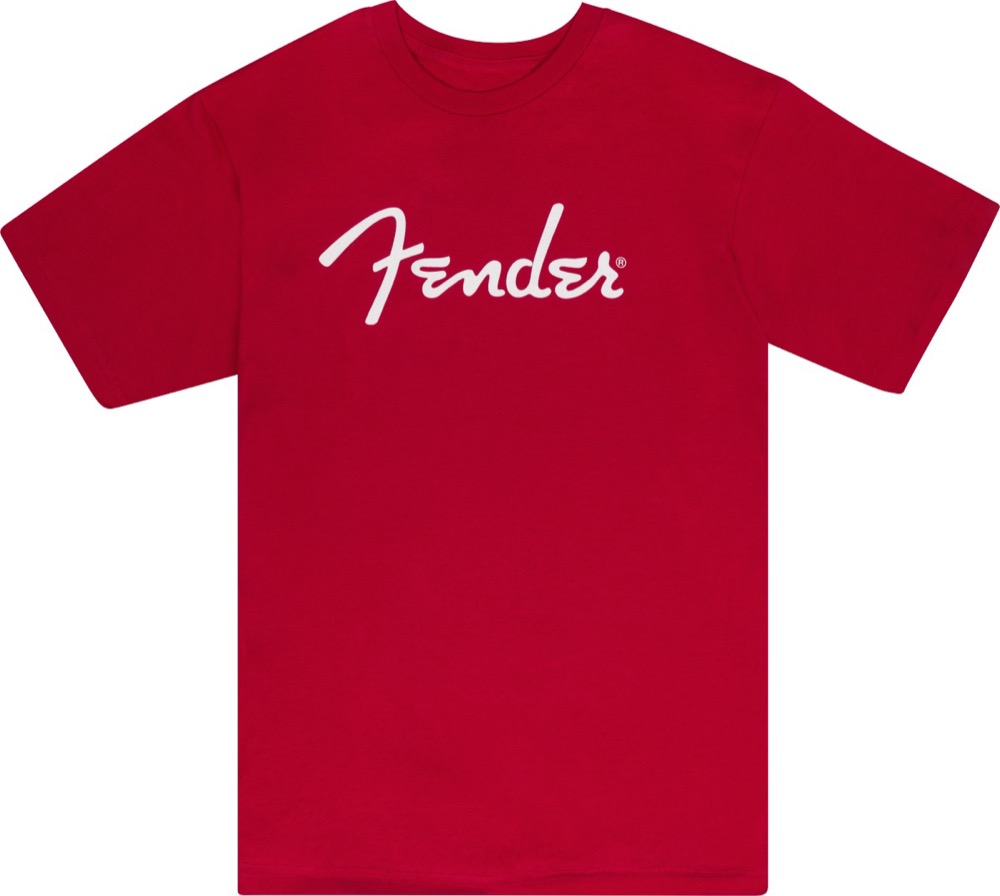 Fender T-Shirt Spaghetti Dakota Red - Medium