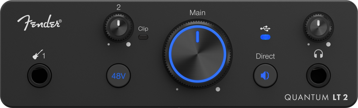 PreSonus Fender Quantum LT2 2x2 USB-C Audio Interface - Recording