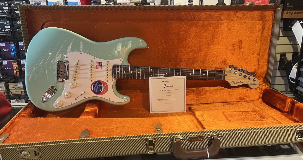 Fender Fender Jeff Beck Signature Strat, Surf Green - Guitars