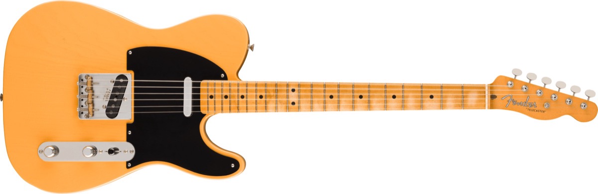Fender Fender 75th Anniversary Vintera Road Worn 1951 Telecaster - Butterscotch Blonde - Guitars