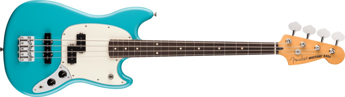 Fender Player II Mustang Bass PJ In Aquatone Blue