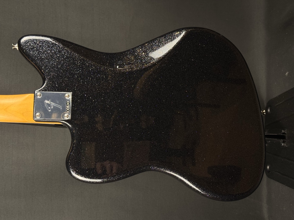 Fender Fender Limited Edition Gold Foil Jazzmaster In Black Sparkle - Guitars