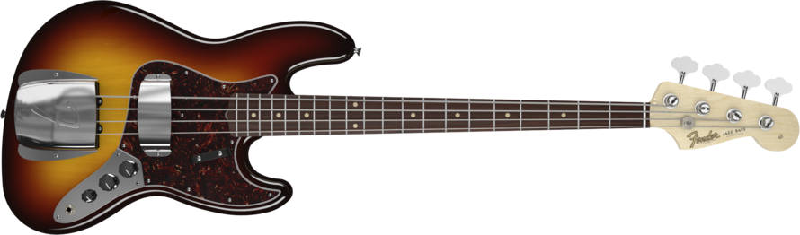 Fender American Vintage '64 Jazz Bass RW 3 Tone Sunburst