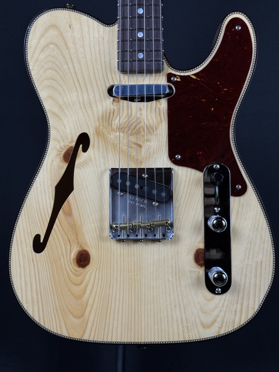 Fender Custom Shop Fender Custom Shop Artisan Knotty Pine Tele Thinline - Aged Natural - Guitars