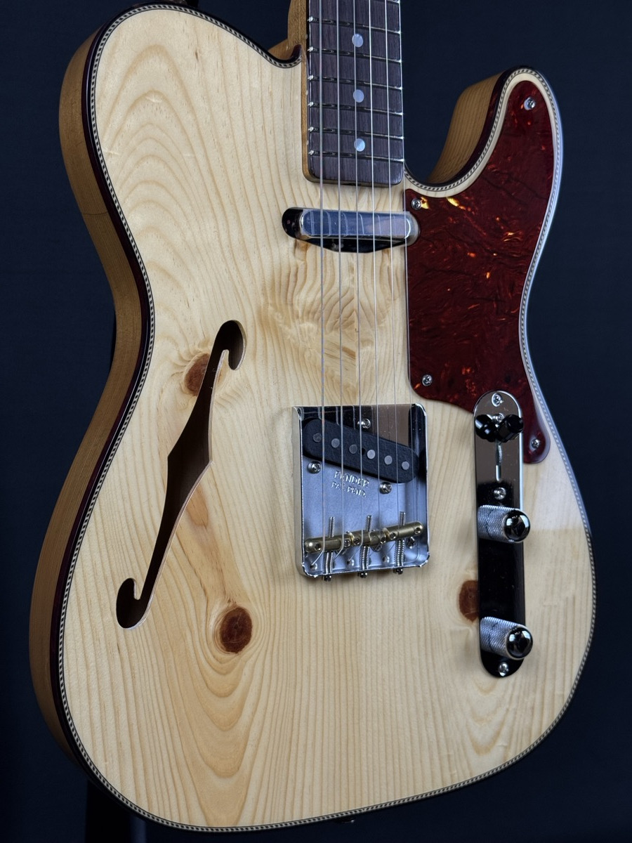 Fender Custom Shop Fender Custom Shop Artisan Knotty Pine Tele Thinline - Aged Natural - Guitars
