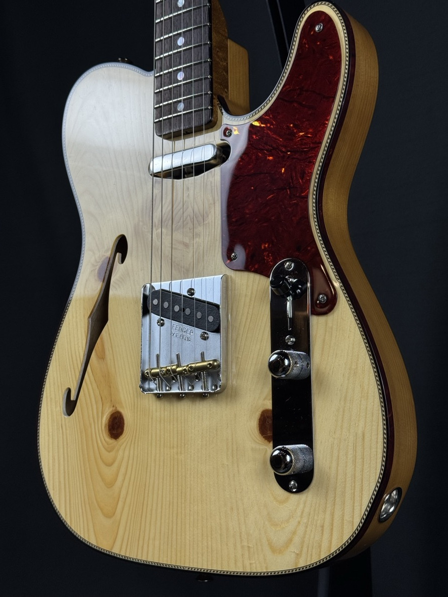 Fender Custom Shop Fender Custom Shop Artisan Knotty Pine Tele Thinline - Aged Natural - Guitars