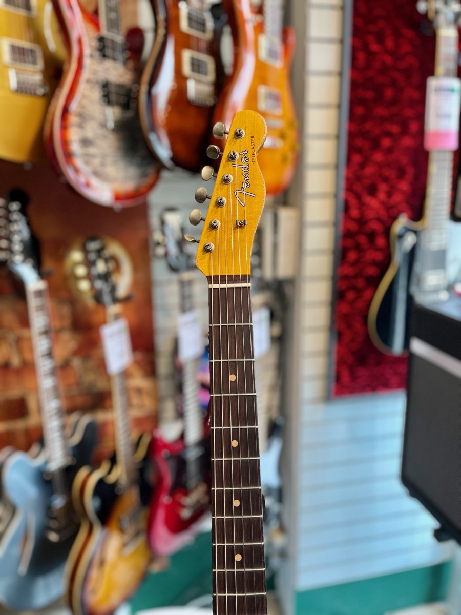 Fender Custom Shop Fender Custom Shop 1961 Telecaster Heavy Relic Faded Aged Bleached 3 Color Burst - Guitars