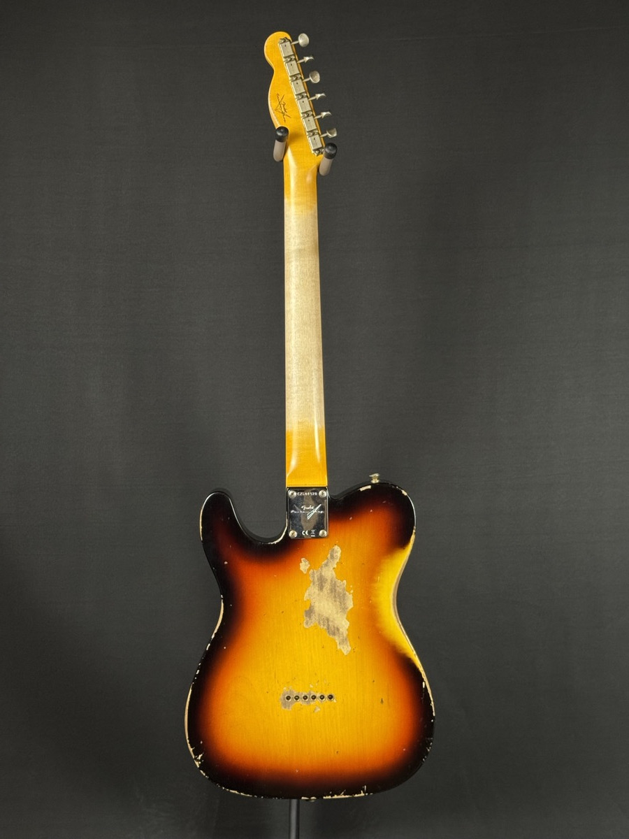 Fender Custom Shop Fender Custom Shop 1961 Telecaster Heavy Relic Faded Aged Bleached 3 Color Burst - Guitars