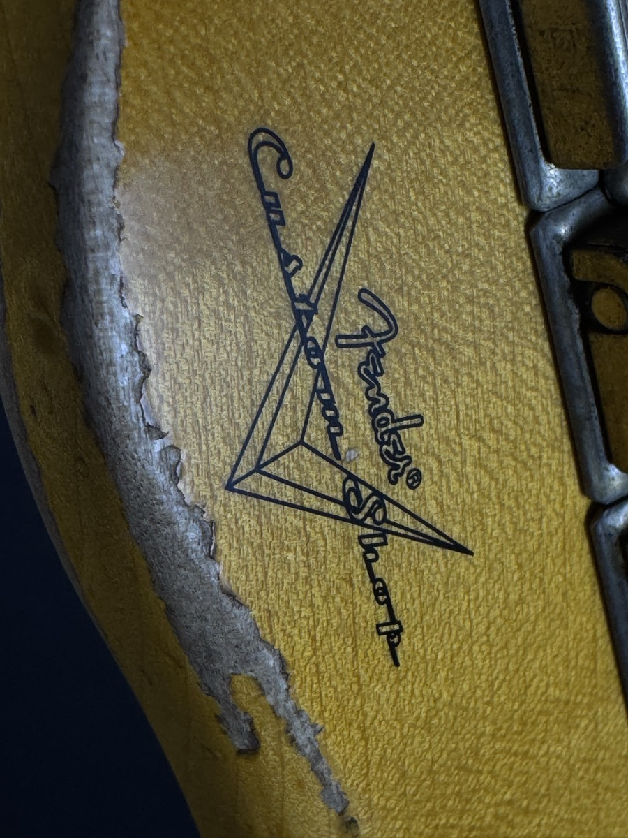 Fender Custom Shop Fender Custom Shop 1961 Telecaster Heavy Relic Faded Aged Bleached 3 Color Burst - Guitars