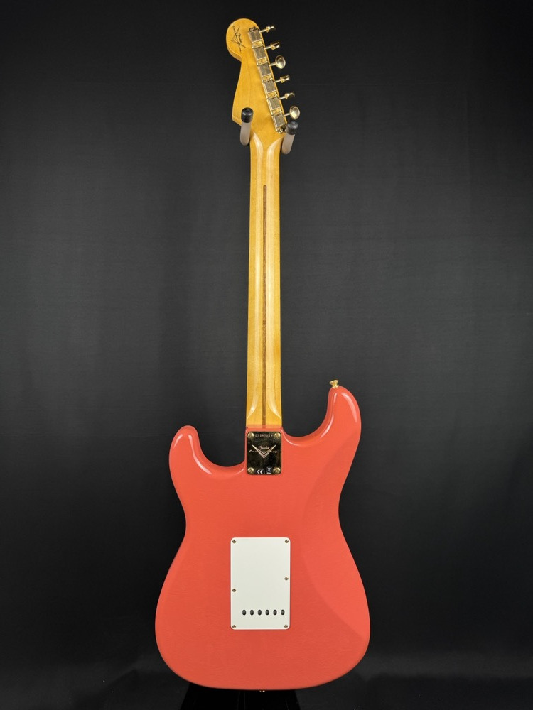 Fender Custom Shop Fender Custom Shop 1955 Strat DLX Closet Classic, Faded Aged Fiesta Red - Guitars