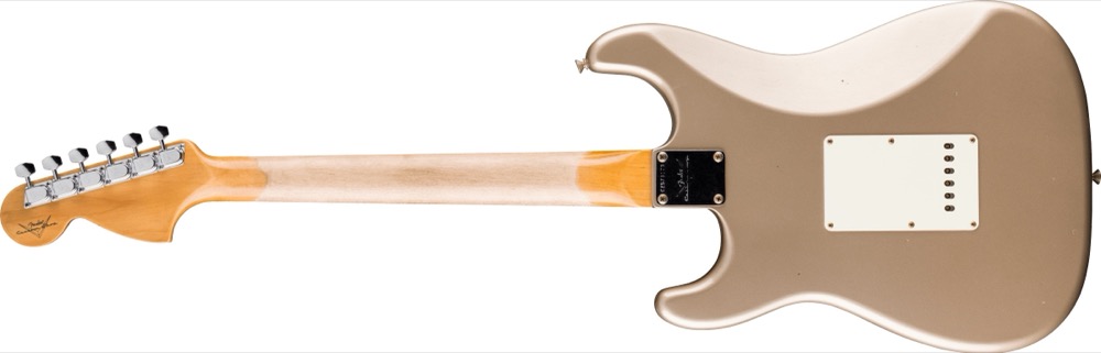 Fender Custom Shop Fender Custom Shop 1969 Strat Journeyman Relic, Faded Shoreline Gold, Maple Neck - Guitars