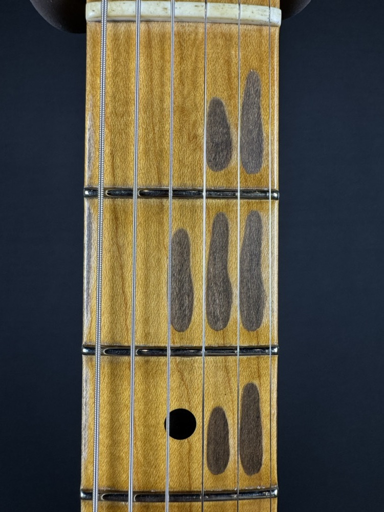 Fender Custom Shop Fender Custom Shop 1969 Strat Journeyman Relic, Faded Shoreline Gold, Maple Neck - Guitars