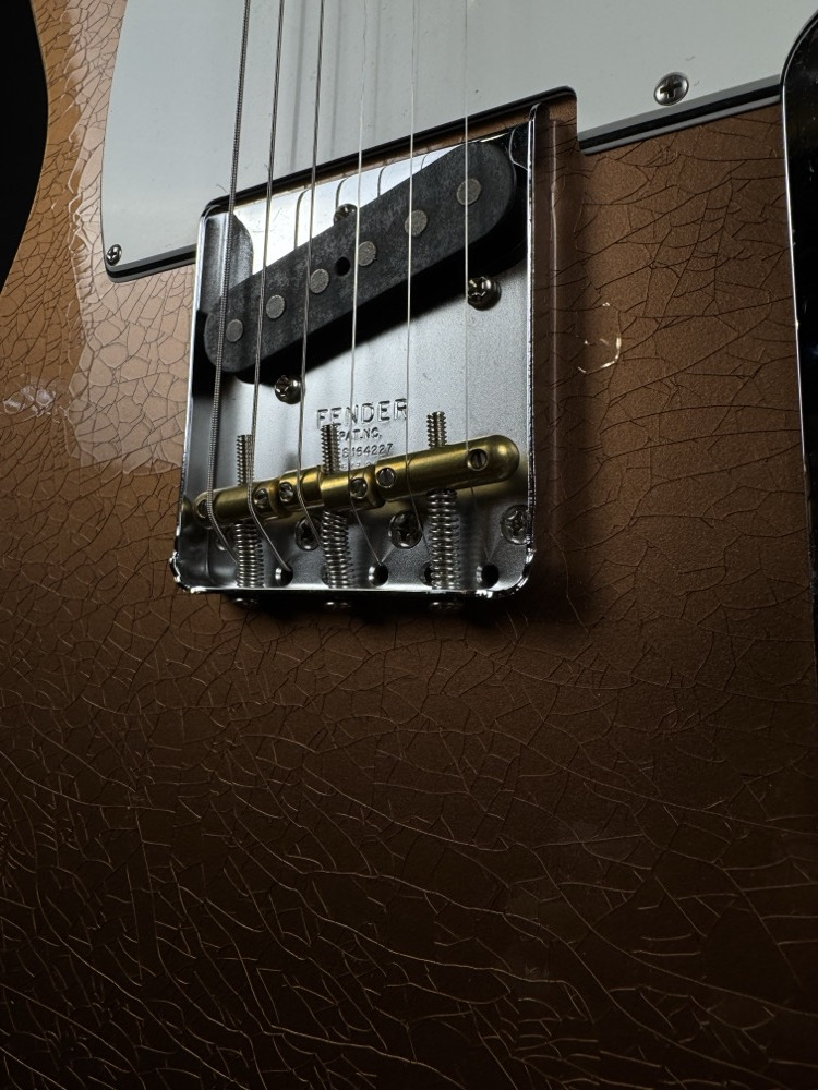 Fender Custom Shop Fender Custom Shop Limited Ed Double Custom Esquire, Aged Copper, Dlx Closet Cl - Guitars