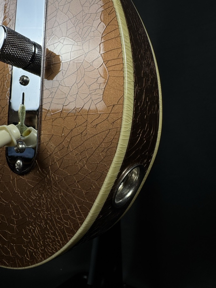 Fender Custom Shop Fender Custom Shop Limited Ed Double Custom Esquire, Aged Copper, Dlx Closet Cl - Guitars